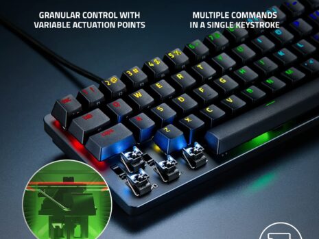 Razer Huntsman Mini Analog – 60% Gaming Keyboard with Analog Optical Switches