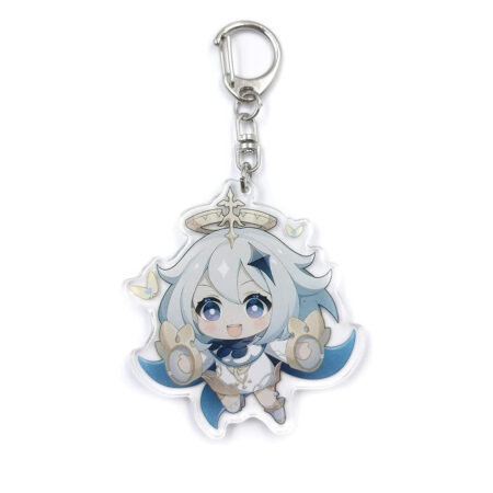 Cute Genshin Impact Character Acrylic Keychain