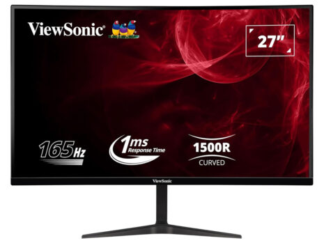 ViewSonic VX2718-PC-MHD 27-inch 1080p HD Curved Gaming Monitor, 165Hz