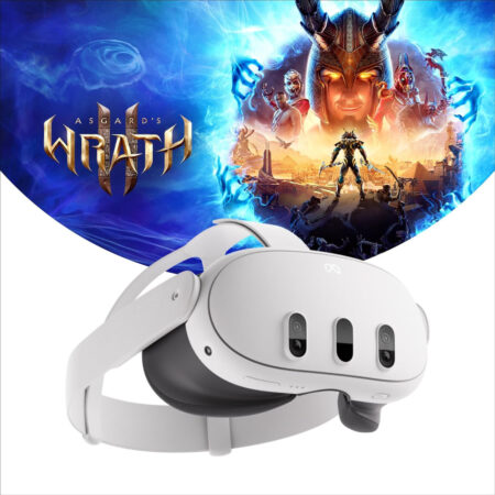 Meta Quest 3 512GB – Breakthrough mixed reality – Powerful performance – Asgard’s Wrath 2 and Meta Quest+ bundle