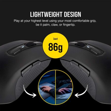 Corsair M55 RGB PRO Ambidextrous Multi-Grip Wired Gaming Mouse