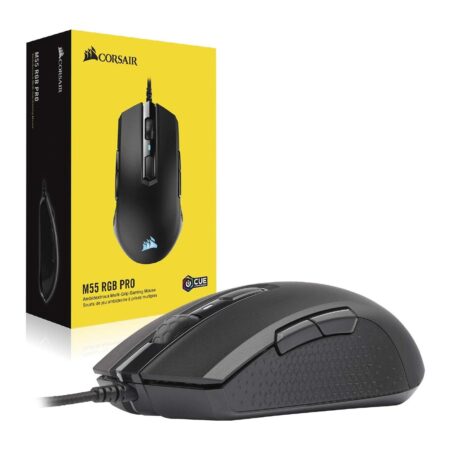 Corsair M55 RGB PRO Ambidextrous Multi-Grip Wired Gaming Mouse