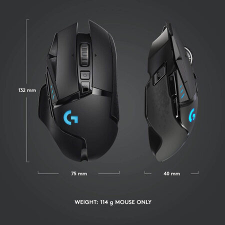 Logitech G502 LIGHTSPEED Wireless Gaming Mouse with HERO 25K Sensor