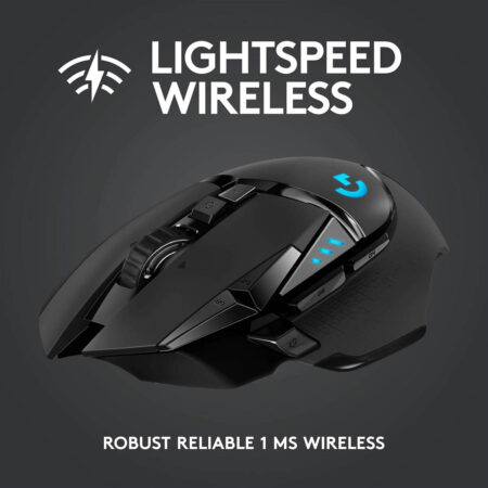 Logitech G502 LIGHTSPEED Wireless Gaming Mouse with HERO 25K Sensor