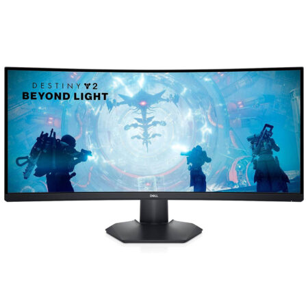 Dell 34 inch WQHD (3440x1440) 21:9 Curved Gaming Monitor – S3422DWG, 144Hz