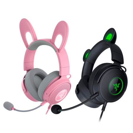 Razer Kraken Kitty Edition V2 Pro - Wired RGB Headset with Interchangeable Ears