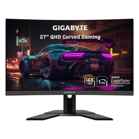 Gigabyte G27QC A 27 Inch Curved VA 1500R FHD (2560 x 1440) 165 Hz