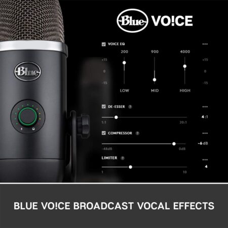 Professional Multi-Pattern USB Microphone with Blue VO!CE