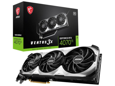 MSI GeForce RTX 4070 TI Ventus 3X Graphics Card