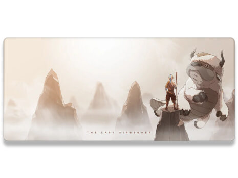 Avatar: The Last Airbender Aang & Appa Mousepad by PigModding