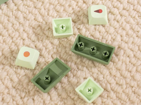 PBT Dye Sub Matcha Mechanical Keyboard Keycaps 