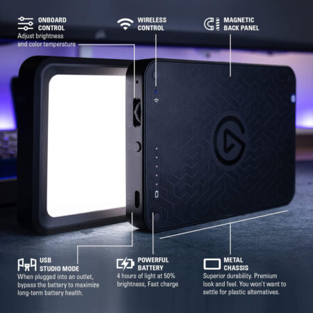 Gaming Lights - Elgato Key Light Mini Portable LED Panel