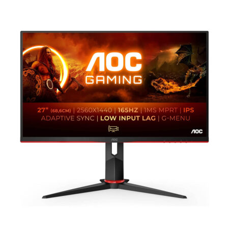 AOC Gaming Q27G2S – 27 Inch QHD (2560×1440) IPS Monitor, 165Hz