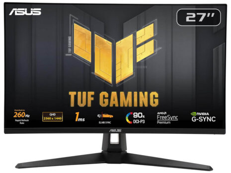 ASUS TUF Gaming VG27AQM1A Gaming Monitor - 27-inch, QHD (2560x1440), 260Hz