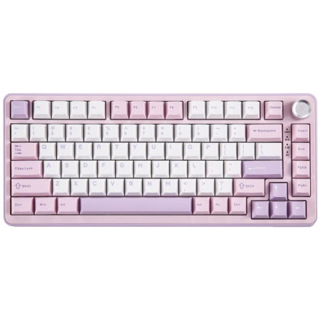 YUNZII B75 PRO Wireless Mechanical Gaming Keyboard - Pink