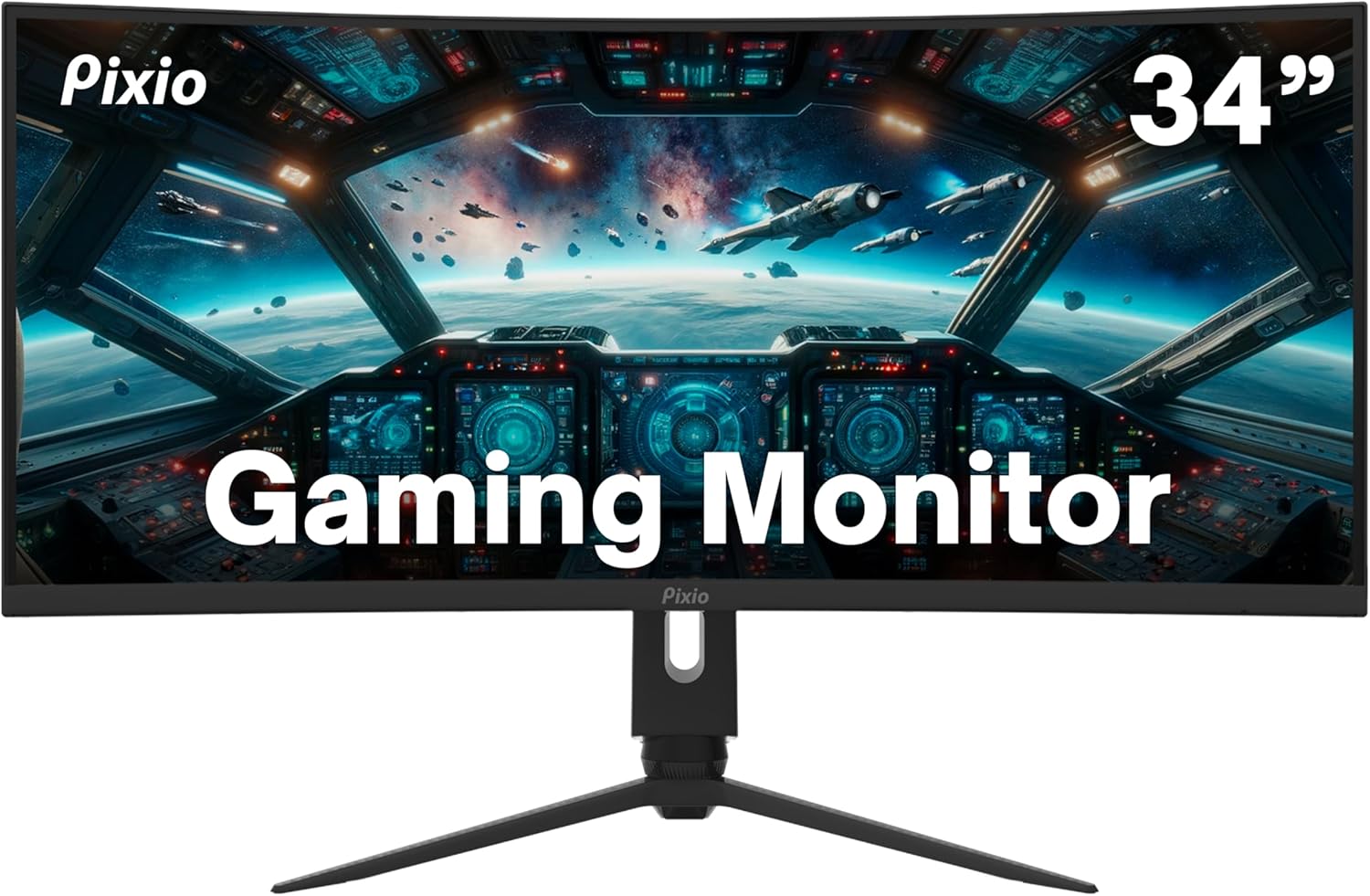 Pixio PXC348C 34 inch Gaming Monitor | 3440 x 1440 | UWQHD | 144Hz, 165Hz (Overclock) | Ultrawide