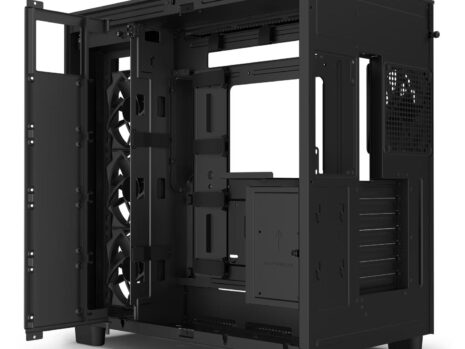 NZXT H9 Flow Dual-Chamber ATX Mid-Tower PC Gaming Case – Black