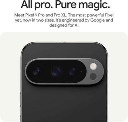 Google Pixel 9 Pro XL, AI Smartphone with with Gemini, Android, 6.8"