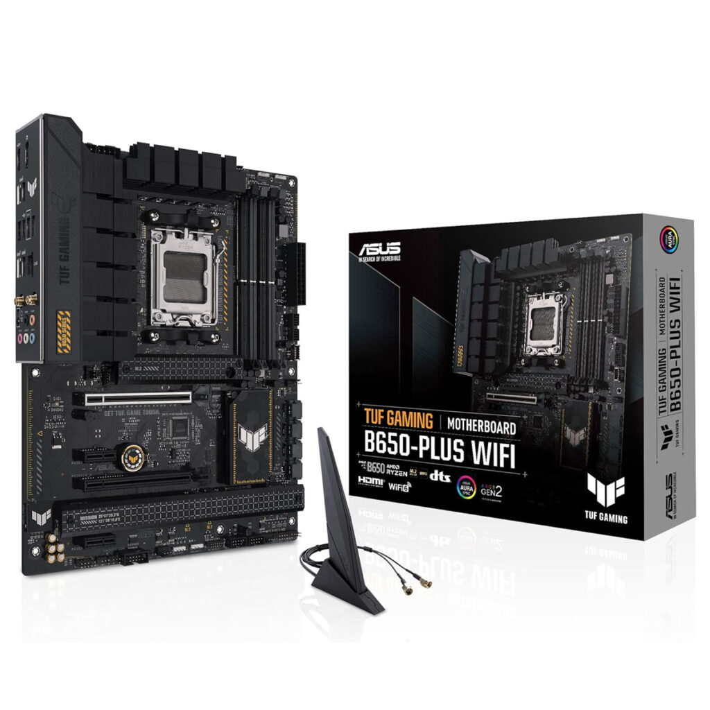 ASUS TUF GAMING B650-PLUS WIFI AMD Ryzen AM5 ATX motherboard