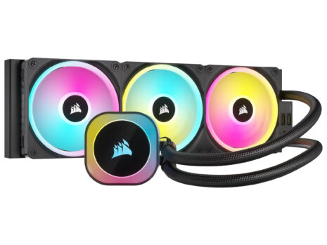 Corsair iCUE LINK H150i RGB Liquid CPU Cooler - 360mm AIO - QX120 RGB Fans - Black