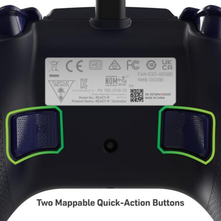 Turtle Beach React-R Nebula Wired Gaming Controller with Audio Controls, Mappable Buttons & Textured Grips for Xbox Series X|S, Xbox One & PC