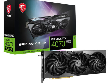 MSI GeForce RTX 4070 Super Gaming X Slim 12GB DDR6X Graphics Card