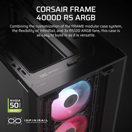 CORSAIR Frame 4000D RS ARGB Modular Mid-Tower ATX PC Case