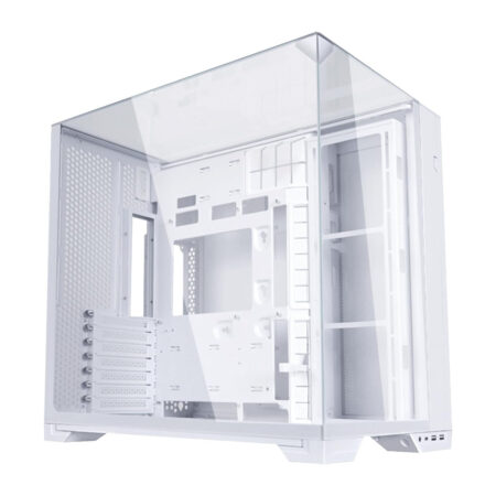 Lian Li O11 Vision Compact ATX Mid-Tower PC Gaming Case – White