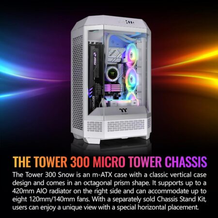 Thermaltake Tower 300 Snow Micro-ATX Case