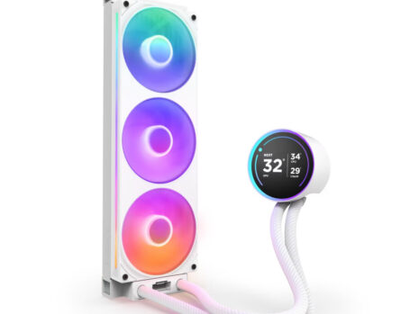 NZXT Kraken Elite 360 RGB – 360mm AIO Liquid Cooler with 2.72″ IPS LCD & RGB – White