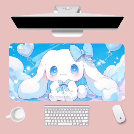 Cute Cinnamoroll Gaming Desk Mat