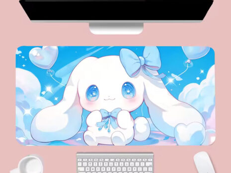 Cute Cinnamoroll Gaming Desk Mat