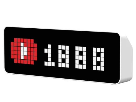 Ulanzi TC001 Smart Pixel Clock | Social Media Counter