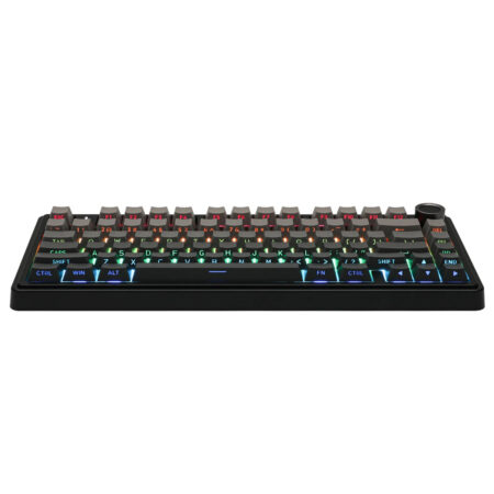 AULA F75 Pro 75% Wireless Gasket Mechanical Keyboard, Black