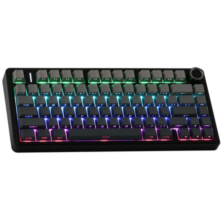 AULA F75 Pro 75% Wireless Gasket Mechanical Keyboard, Black