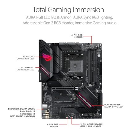 Asus ROG Strix B550-F Gaming WiFi II ATX Motherboard for 3rd Gen Ryzen | PCIe 4.0, WiFi 6E