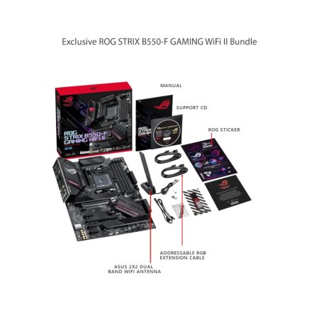 Asus ROG Strix B550-F Gaming WiFi II ATX Motherboard for 3rd Gen Ryzen | PCIe 4.0, WiFi 6E