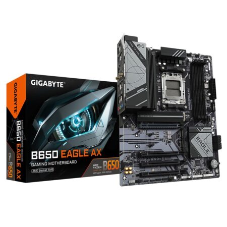 GIGABYTE B650 Eagle AX - AM5 ATX Gaming Motherboard: DDR5, Triple M.2, PCIe 5.0